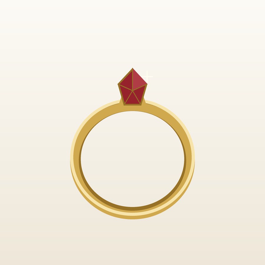 Ruby Cocktail Ring